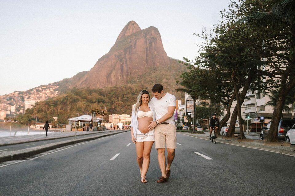 Ensaio gestante - Praia do Leblon