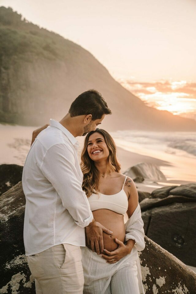 Ensaio gestante Prainha + Casa